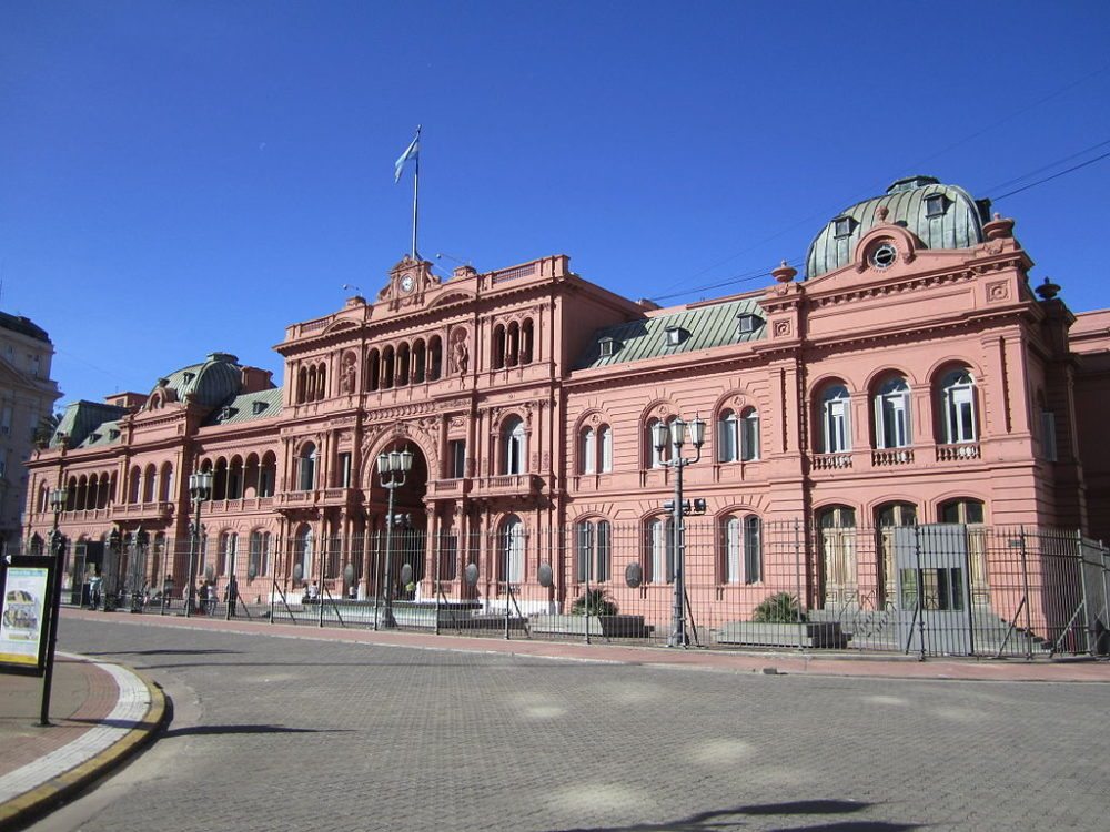 Casa Rosada, Präsidentenpalast in Buenos Aires. (Urheber: Dragan / Wiki)