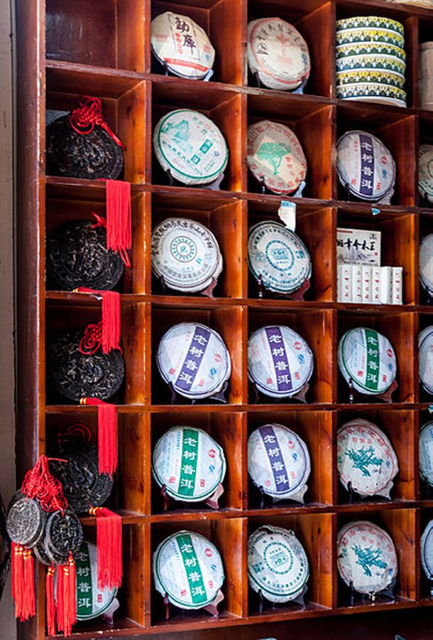 Chinesischer Teeladen (Bild: Uwe Aranas, Wikimedia, CC)