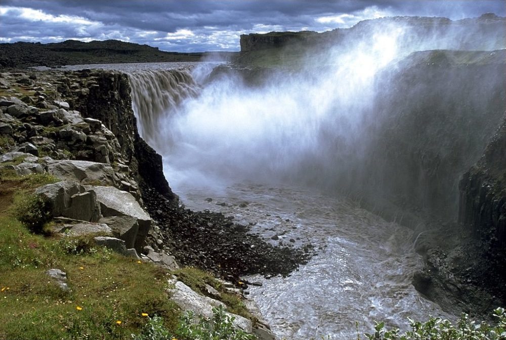 Wasserfall Dettifoss, Island (Bild: Andreas Tille; Wikimedia, CC)