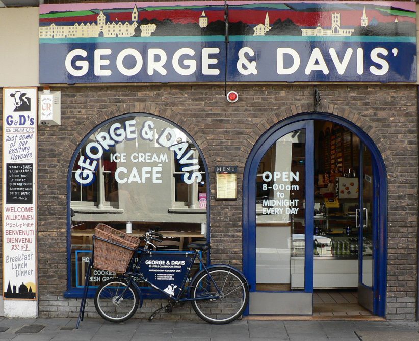 George & Davis' Ice Cream Cafe in der Little Clarendon Street, Oxford (Bild: Talkie tim, Wikimedia, CC)