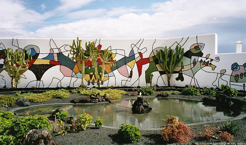 Fundación César Manrique in Tahiche in der Nähe der Hauptstadt Arrecife (Bild: Alexander Hauck, Wikimedia)