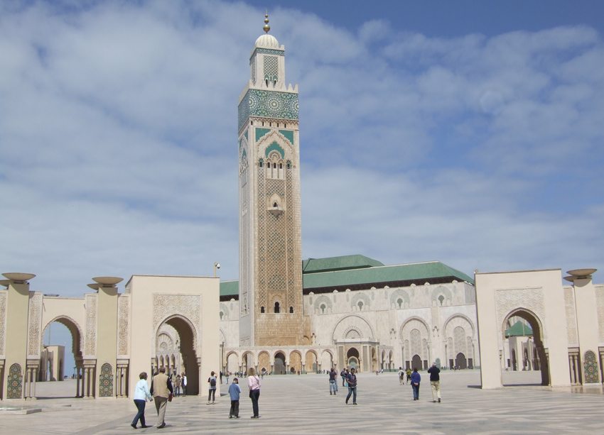 Hassan-II.-Moschee in Casablanca (Bild: ulrich grasberger / pixelio.de)