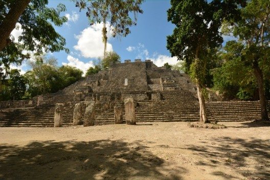 Hauptpyramide von Calakmul (Bild: © Yucatán Dive Trek/Christoph Hoppe) 