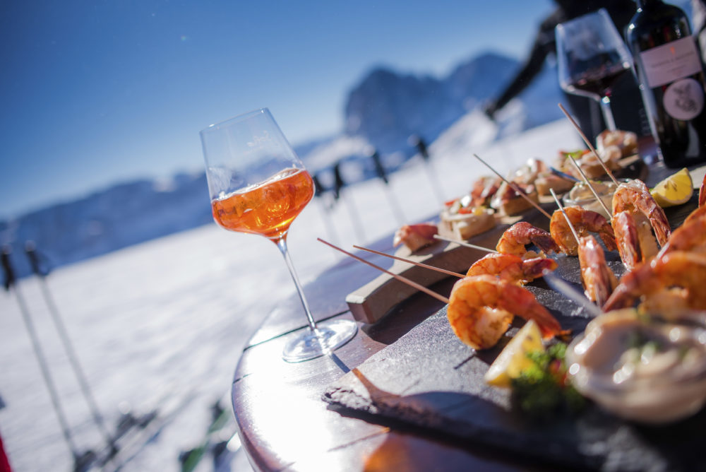 Comici Hütte - Aperitivo mit Meeresfrüchten (Bild: © IDM Südtirol, Werner Dejori)